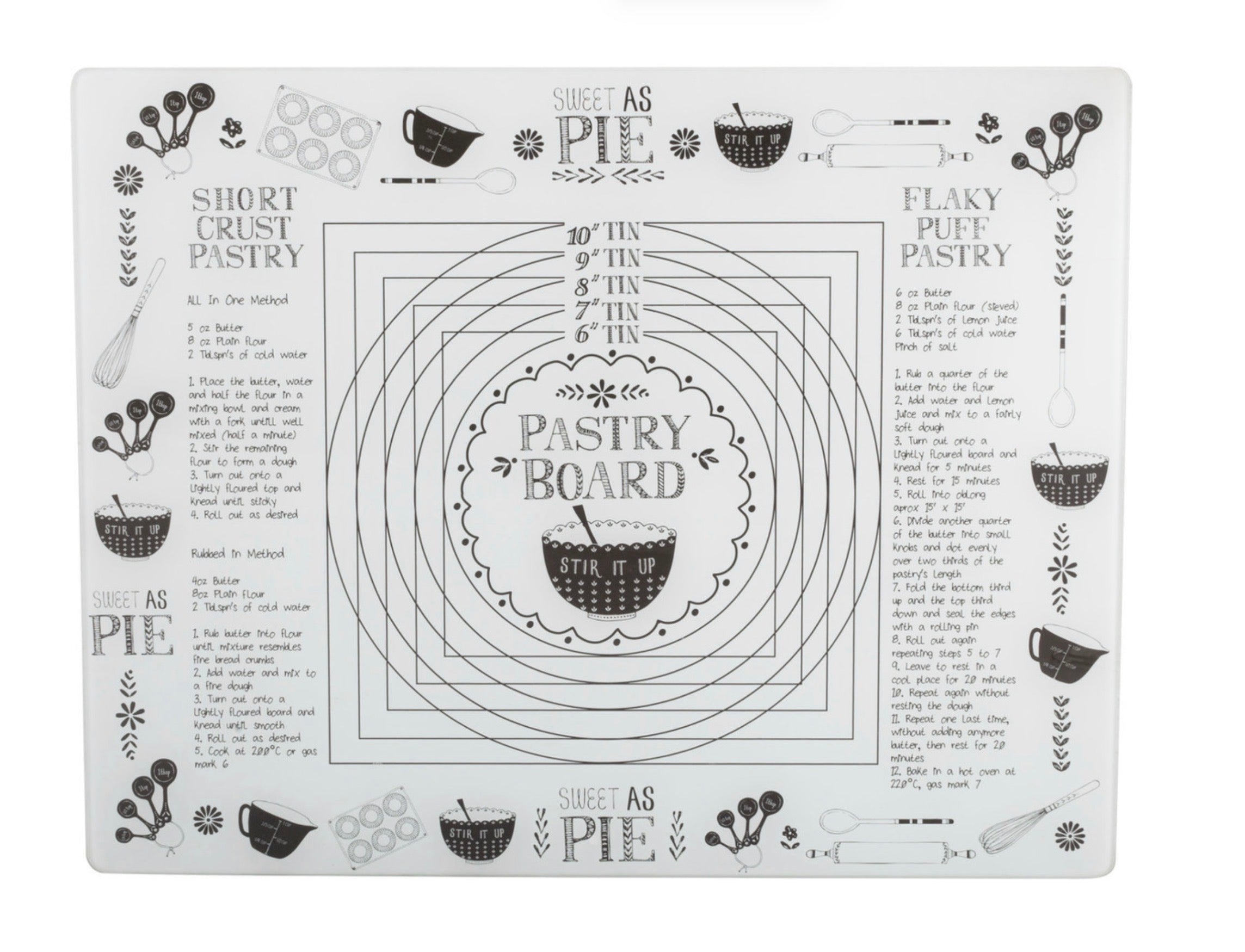 Creative Tops Bake Stir It Up Large Pastry Board