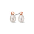 Clogau Nature's Wonder Sterling Silver Beachcomber Stud Earrings with Pearls