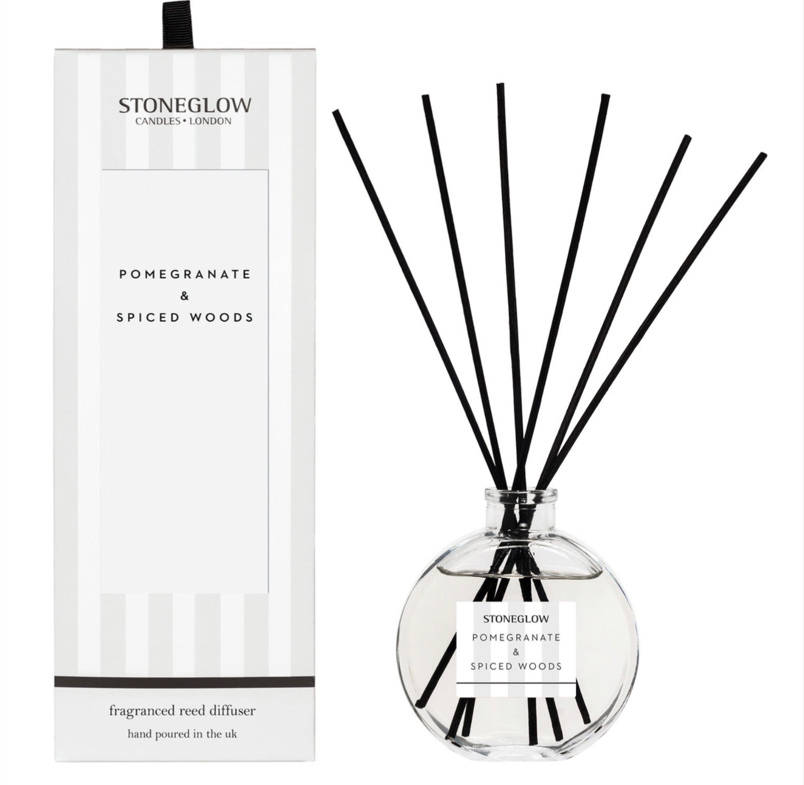 Stoneglow Modern Classics - Pomegranite & Spiced Woods Scented Reed Diffuser 120ml