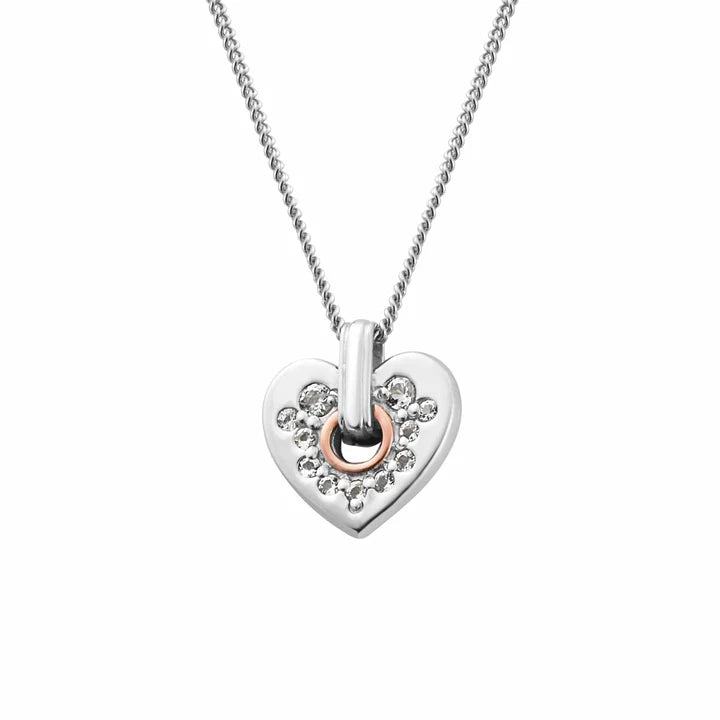 Clogau Cariad Sterling Silver Sparkle Pendant with Topaz