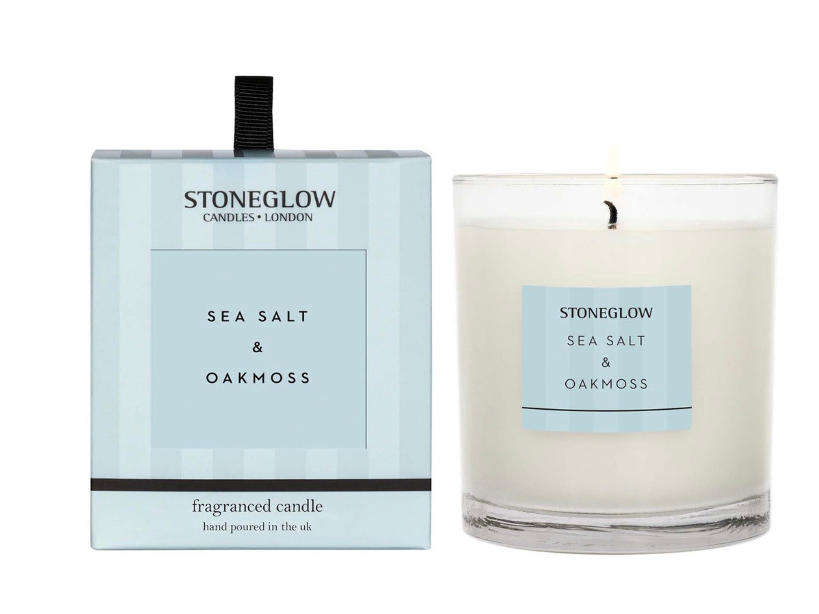 Stoneglow Modern Classics - Sea Salt & Oakmoss Scented Candle Boxed Tumbler
