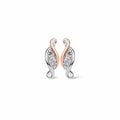 Clogau Past Present Future Sterling Silver Earrings with Topaz