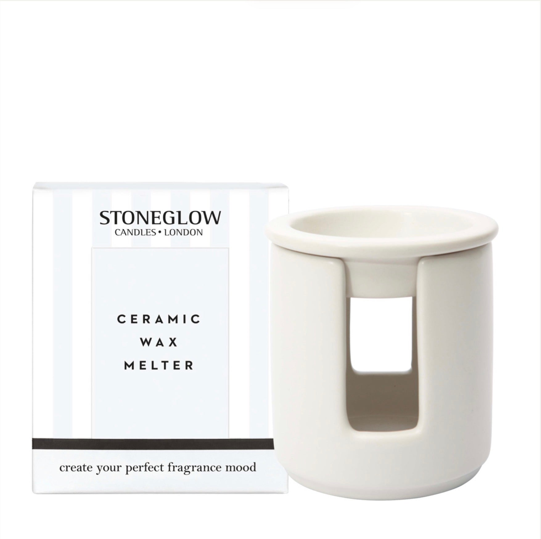 Stoneglow Modern Classics - Ceramic Wax Melter White (90 x 100mm)