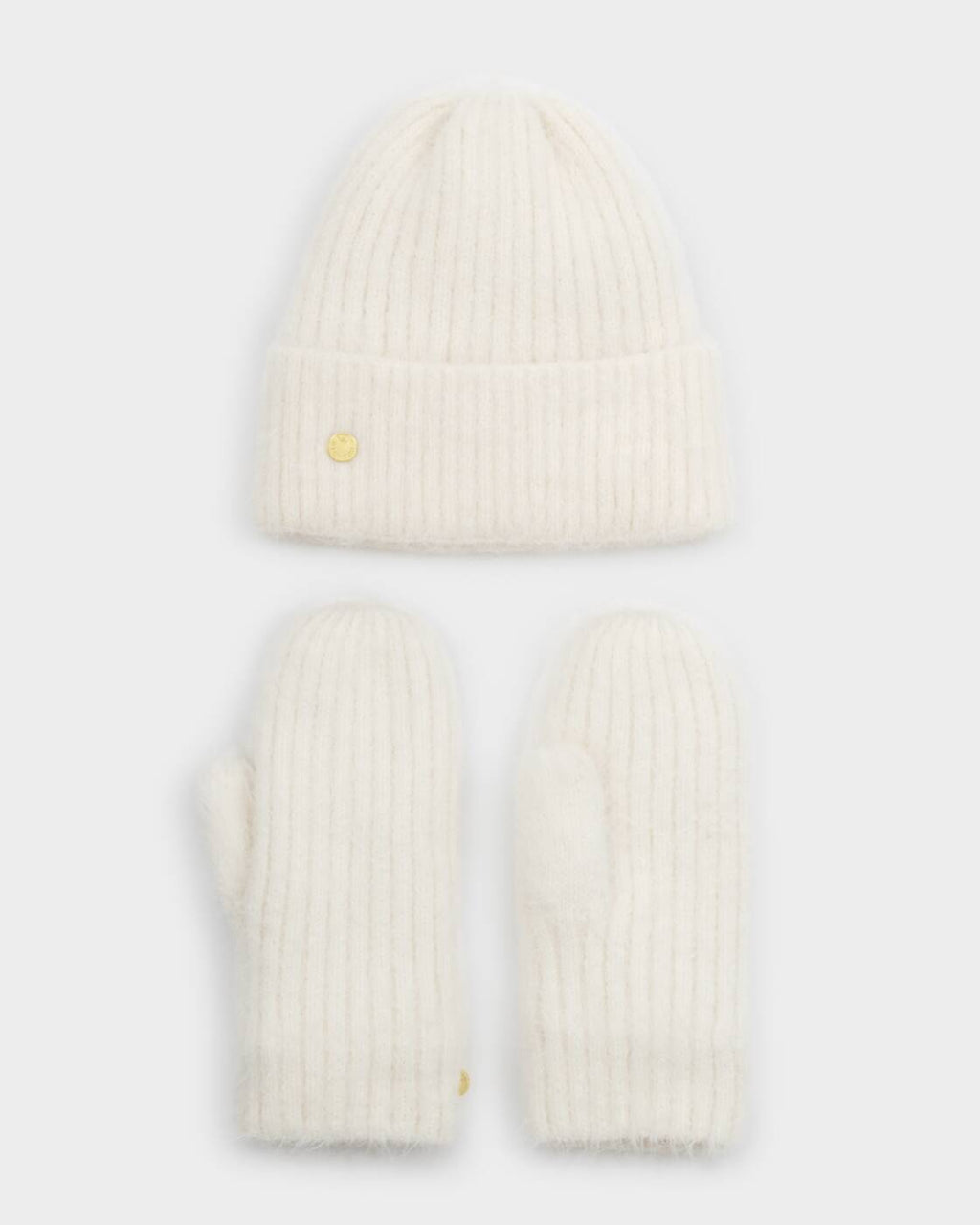 Katie Loxton Gift Boxed Hat And Mitten Set White