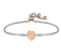 Nomination Milleluci Rose Plated Steel And Zirconia Four Leaf Clover Bracelet 028017/006