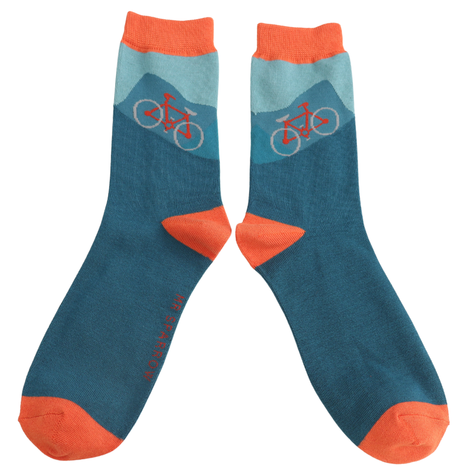 Mr Sparrow Men’s Matchbox Socks Hill Climb Bicycle