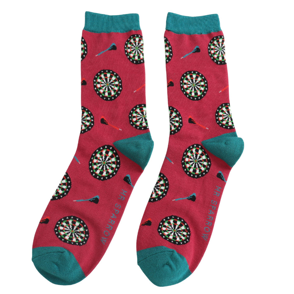 Mr Sparrow Mens Matchbox Socks Dart Boards