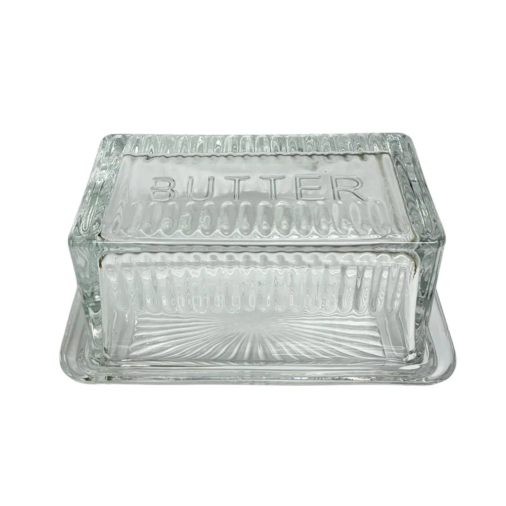 Eddingtons The Pantry Glass Butter Dish