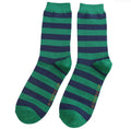 Mr Sparrow Simple Stripes Socks Green