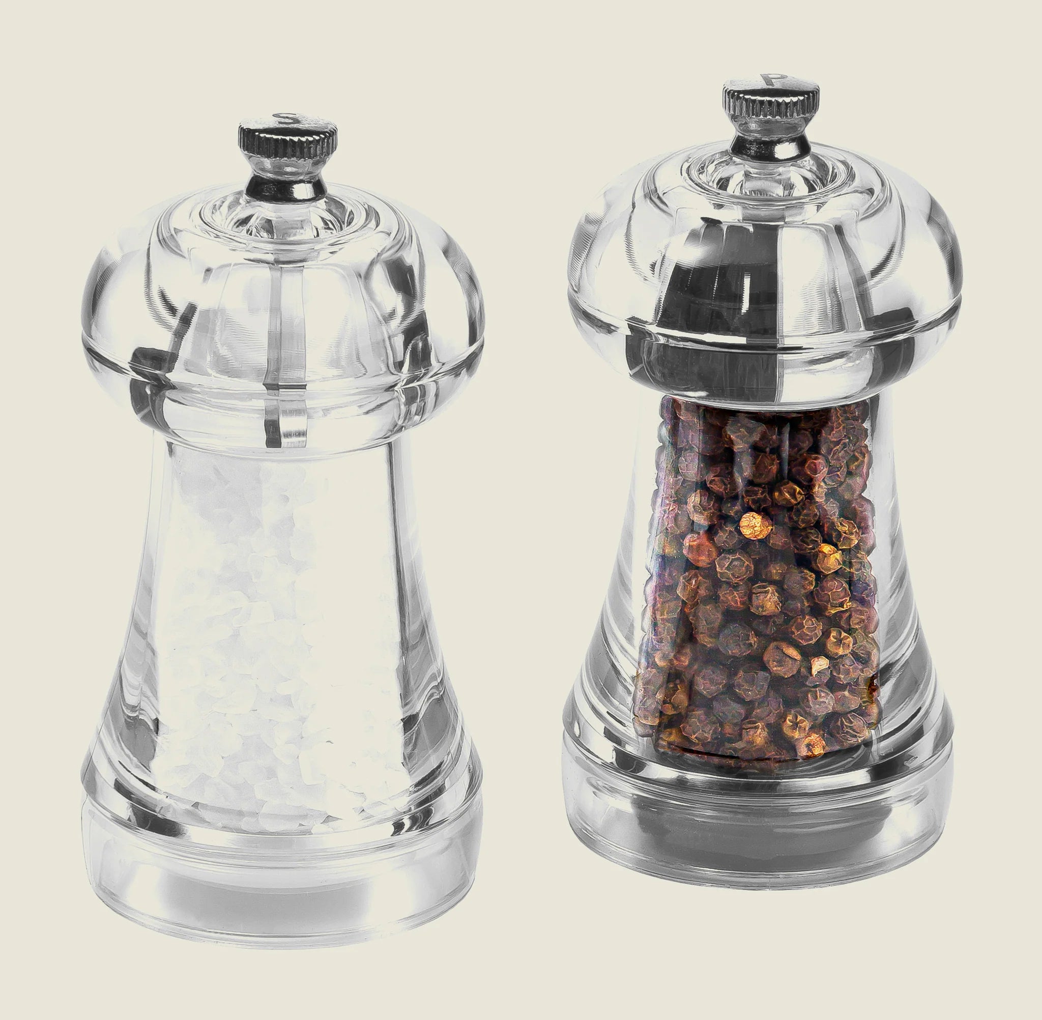 Cole and Mason Everyday Salt and Pepper Set Acrylic 110mm