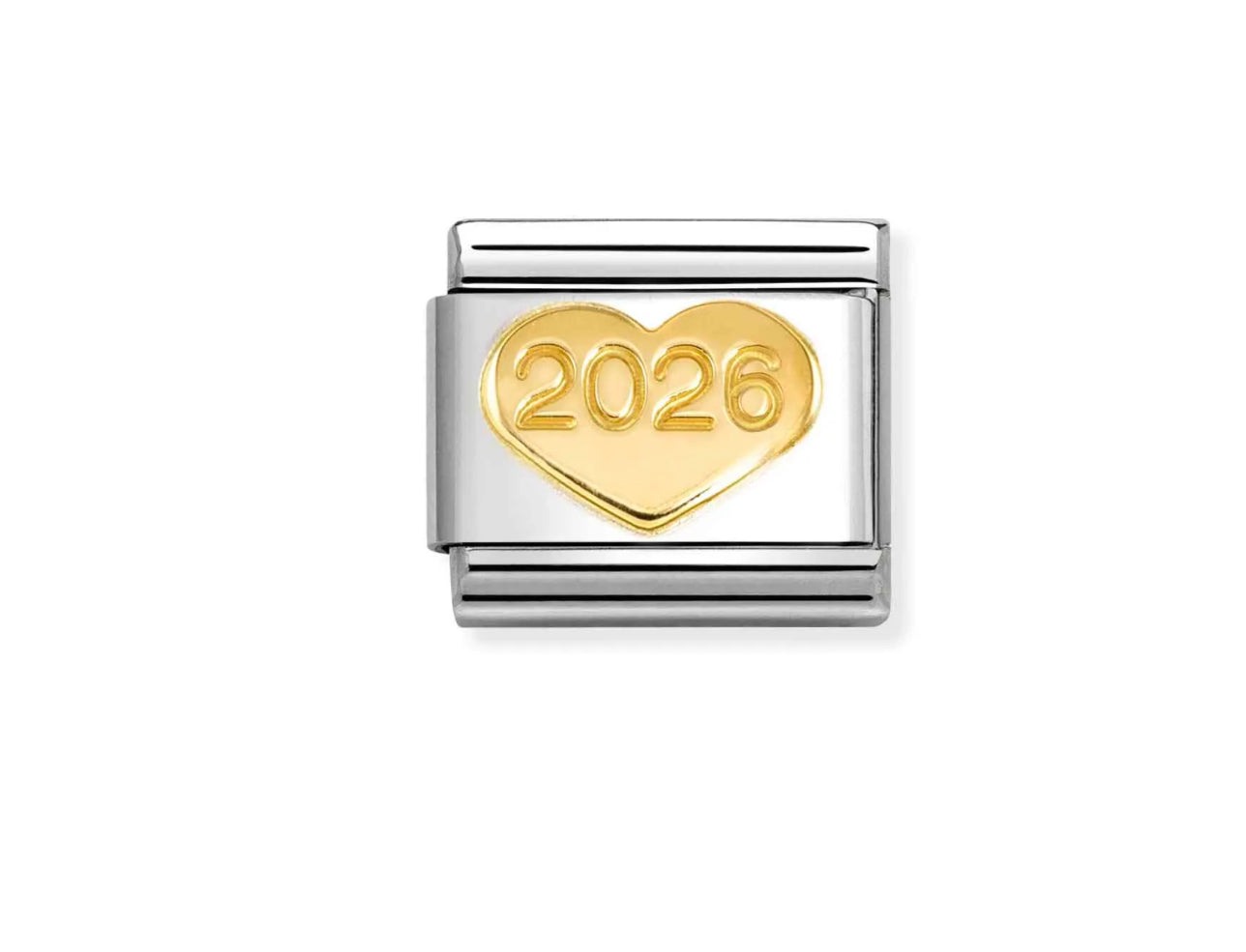 Nomination Composable Classic Link 2026 Gold Heart 030149/68