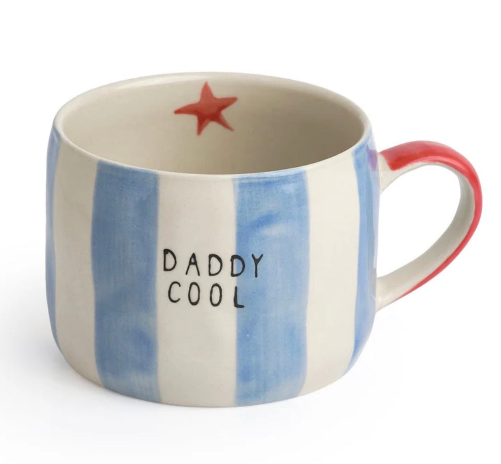Bellybutton Designs Daddy Cool Blue Stripe Mug