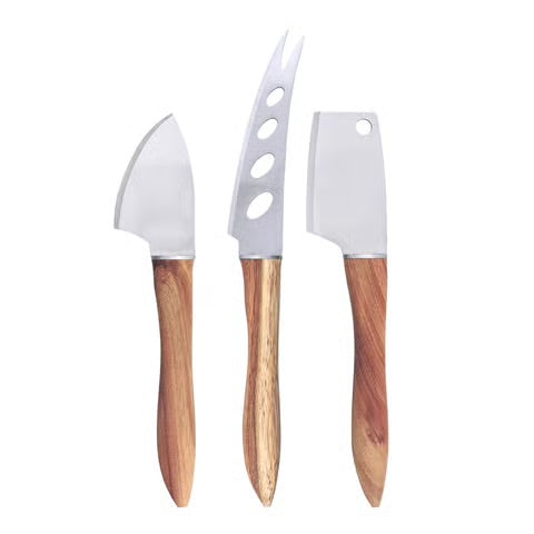 Swissmar Acacia Wood Cheese Knife Set 3 Piece