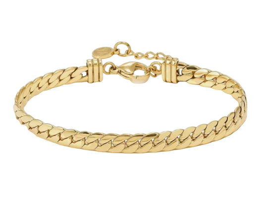Nomination Ecclettica Gold Plated Steel Snake Chain Bracelet 134300/012