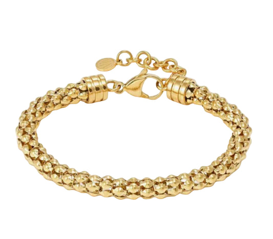 Nomination Ecclettica Gold Plated Steel Popcorn Chain Bracelet 134301/012