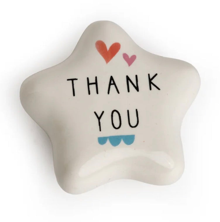 Bellybutton Designs Ceramic Token Thank You
