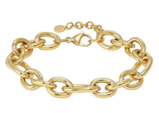 Nomination Ecclettica Gold Plated Steel Chunky Chain Bracelet 134304/012