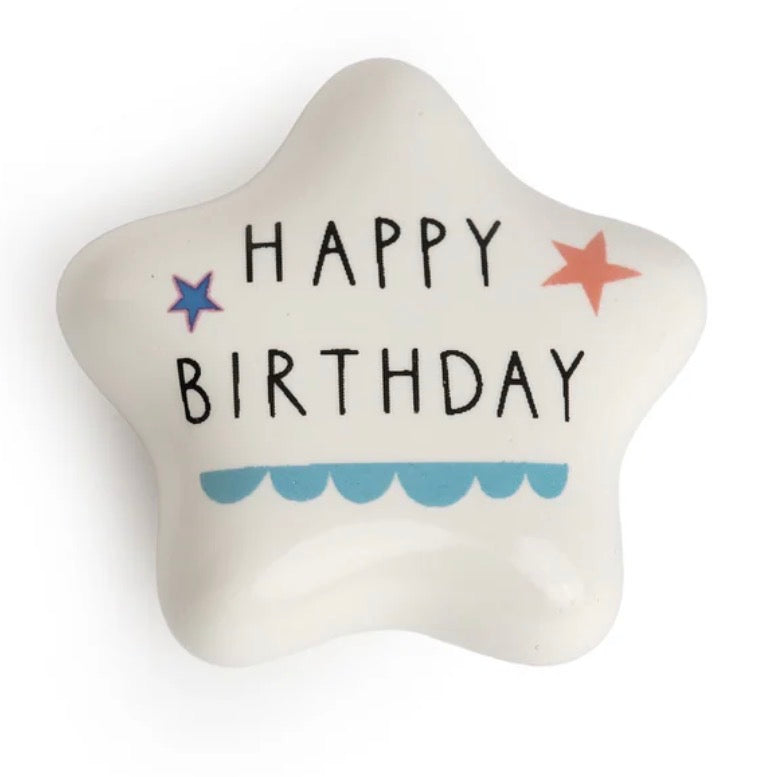 Bellybutton Designs Ceramic Token Happy Birthday