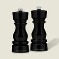 Cole and Mason London Acrylic Salt and Pepper Set Black 150mm