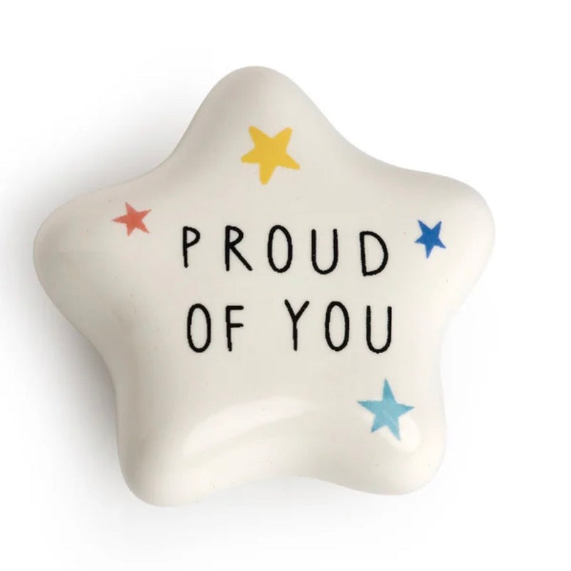 Bellybutton Designs Ceramic Token Proud Of You