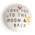 Bellybutton Designs Ceramic Token Love You To The Moon And Back