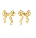 Nomination Ecclettica Gold Plated Steel Bow Stud Earrings 134321/012