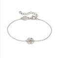 Nomination Petit Sparkle Silver And Zirconia Four Leaf Clover Bracelet 242300/001