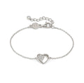 Nomination Petit Sparkle Silver Heart And Zirconia Bracelet 242300/004