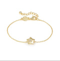 Nomination Petit Sparkle Gold Plated And Zirconia Star Bracelet 242300/009