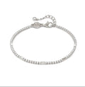 Nomination Petit Sparkle Silver And Zirconia Tennis Bracelet 242301/010