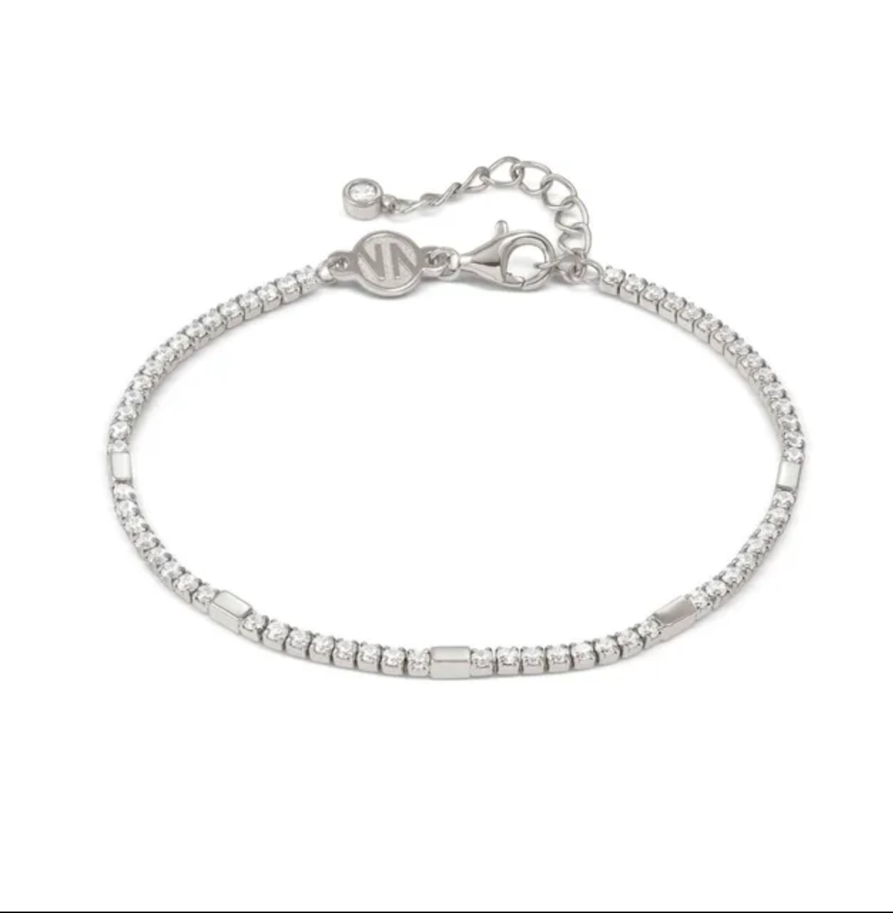 Nomination Petit Sparkle Silver And Zirconia Tennis Bracelet 242301/010