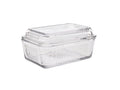 KitchenCraft Vintage Glass Butter Dish