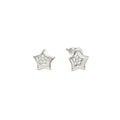Nomination Petit Sparkle Sterling Silver With Cubic Zirconia Star Earrings 242304/007