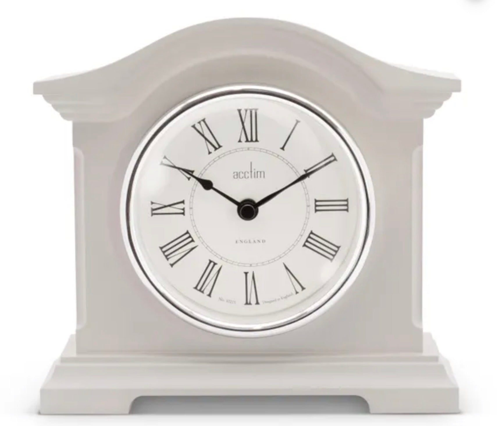 Acctim Cliffburn Taupe Mantel Clock