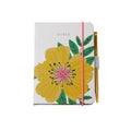 Belly Button Designs Yellow Rose A6 Note Book With Gold Pen