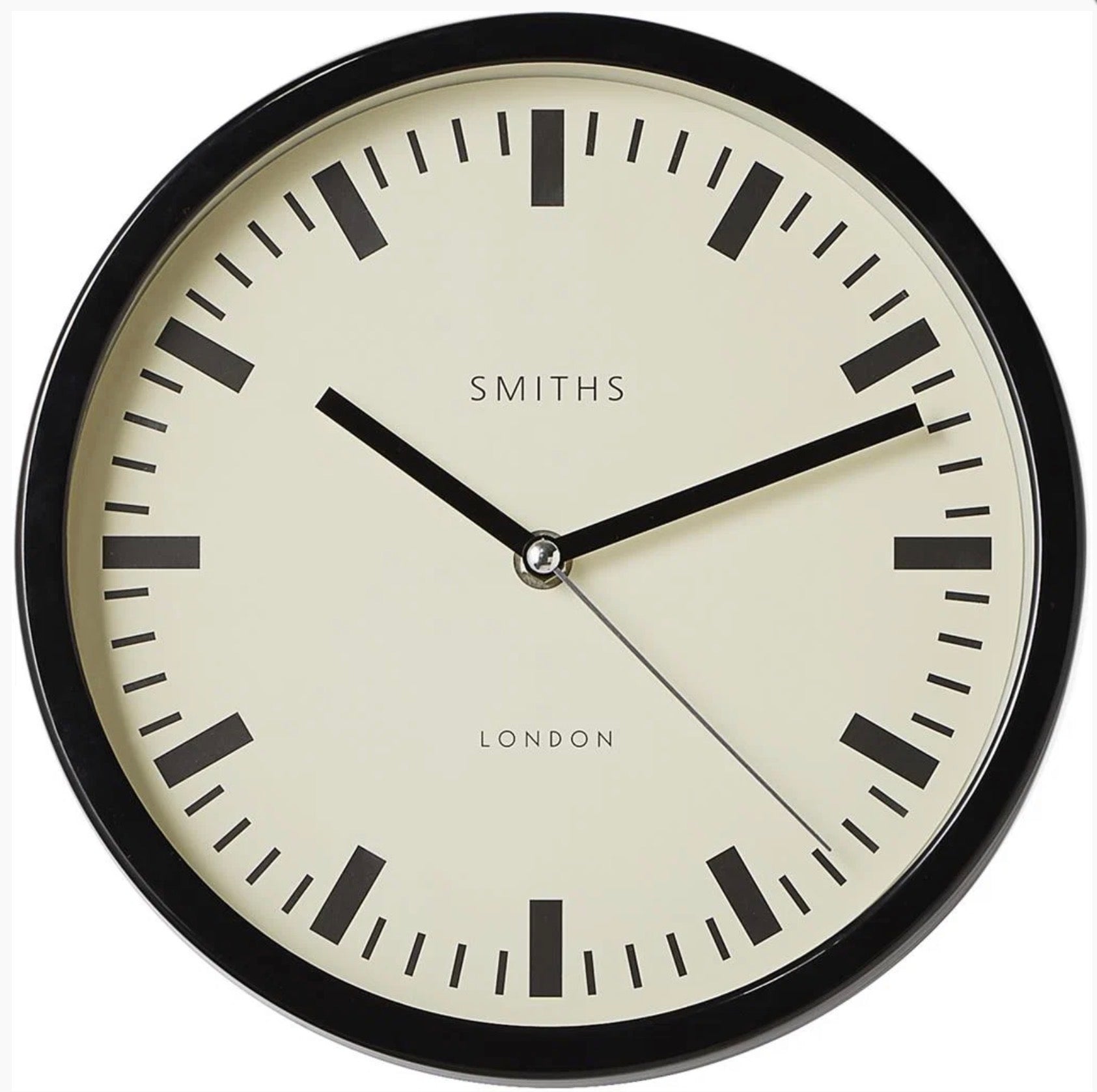Smiths Metal Wall Clock - 25cm