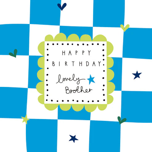 Belly Button Designs Happy Birthday Lovely Brother Greetings Card