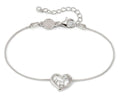 Nomination Silver Dreams Beats Cubic Zirconia Heart Bracelet