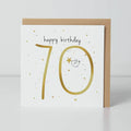Belly Button Designs Happy 70th Birthday Greetings Card