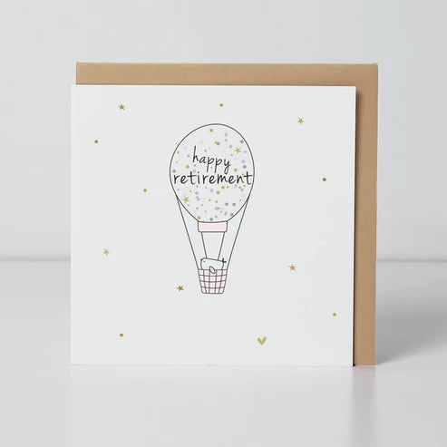 Belly Button Designs Happy Retirement Greetings Card