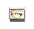 Nomination Composable Classic Stainless Steel With 18K Gold Granny Charm 030285/81