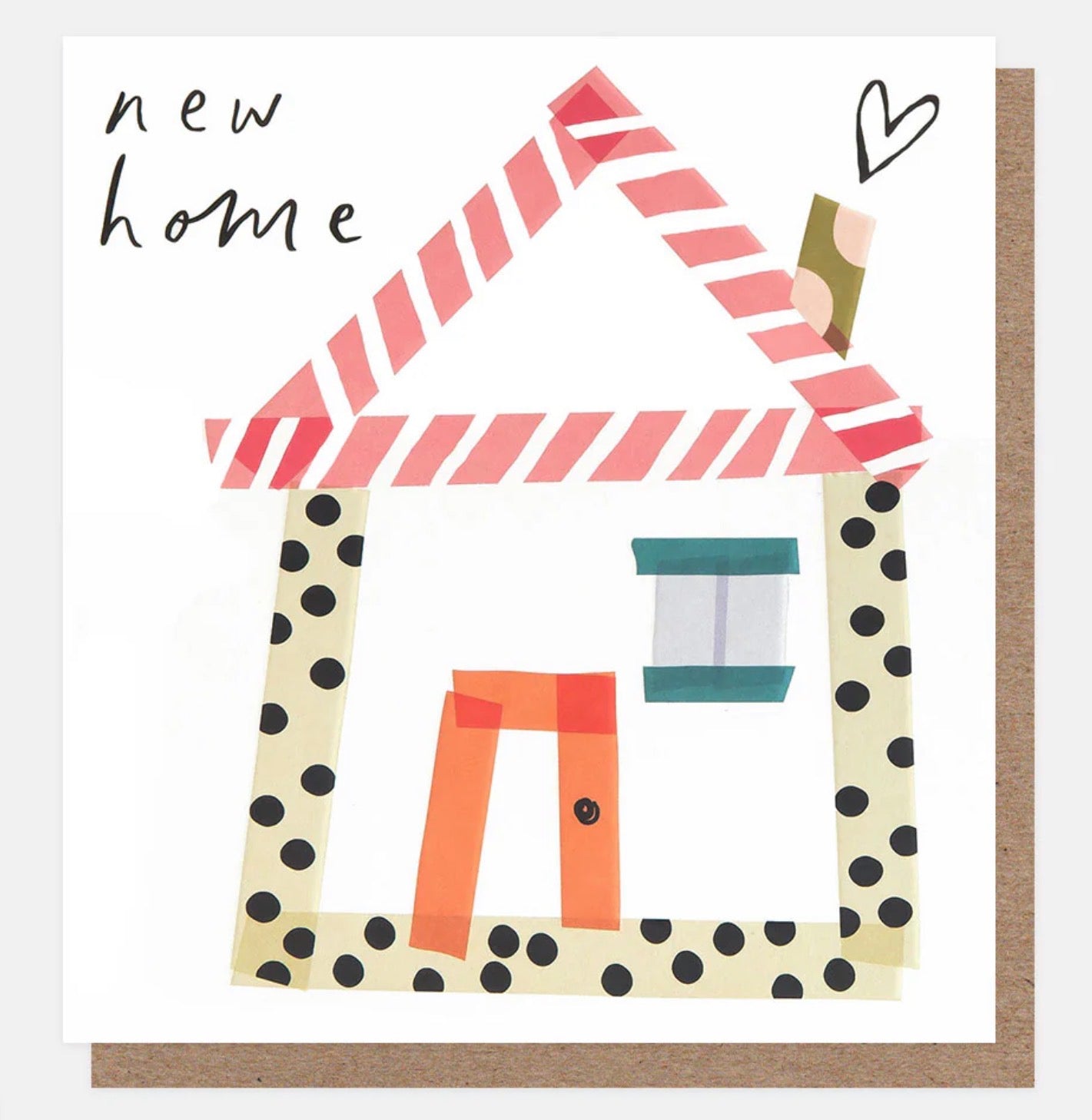 Caroline Gardner New Home Dotty House Card
