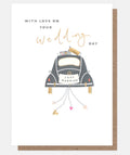 Caroline Gardner With love On Your wedding Day Car Card