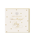 Hearts Designs Happy Anniversary Have A Wonderful Day Greetings Card