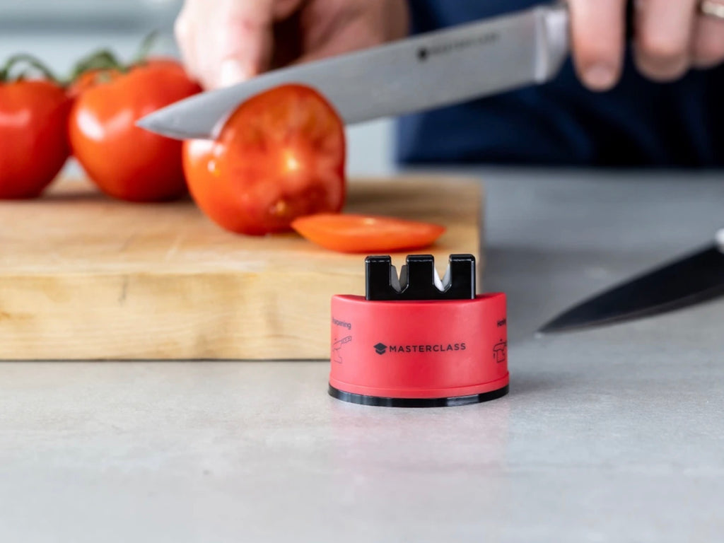 MasterClass Smart Sharp Dual Knife Sharpener Red