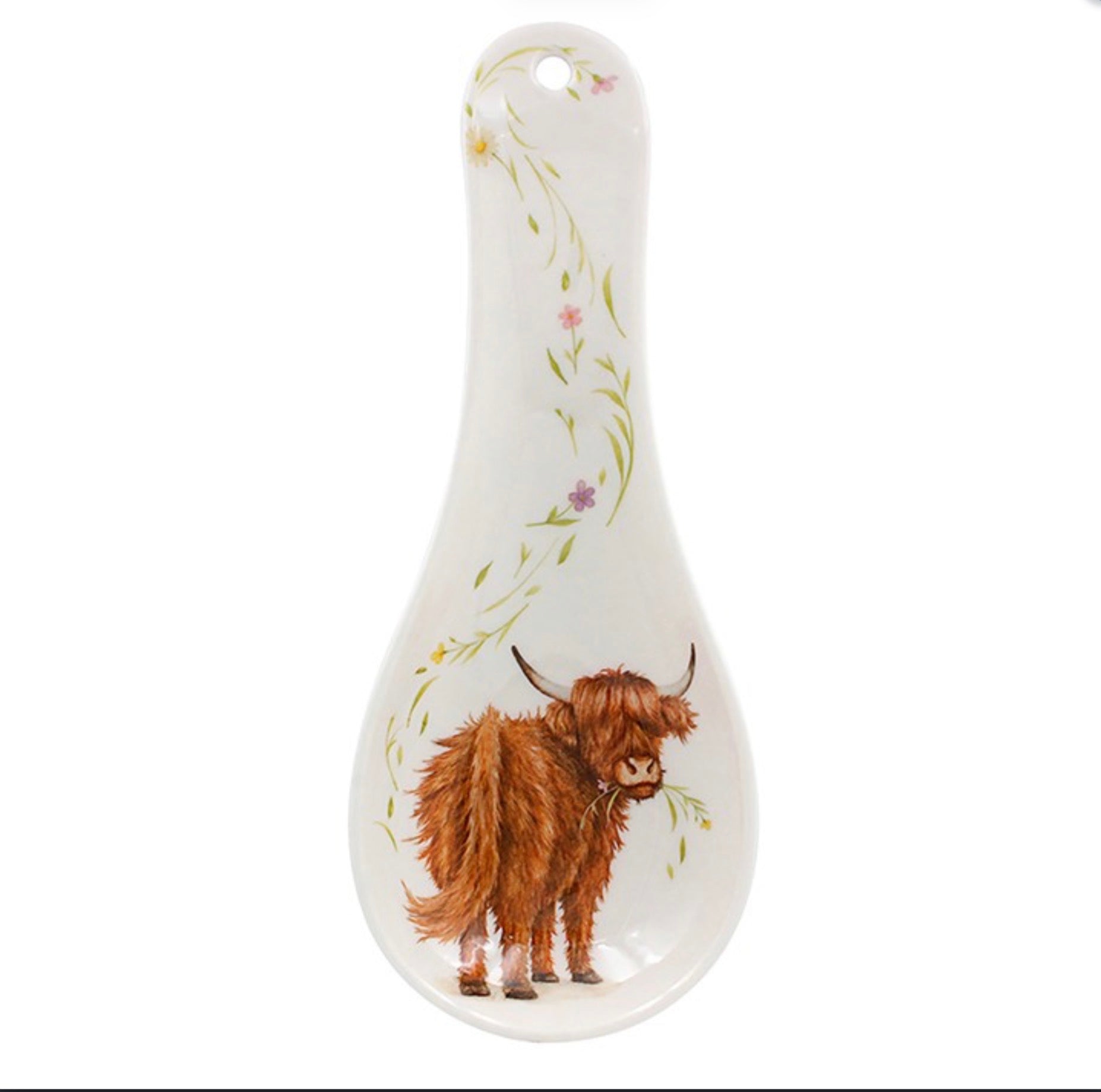 Clemency Bunn Highland Cow Spoon Rest