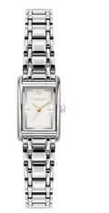Olivia Burton Classic 16mm Mini Grove White & Silver Bracelet Watch