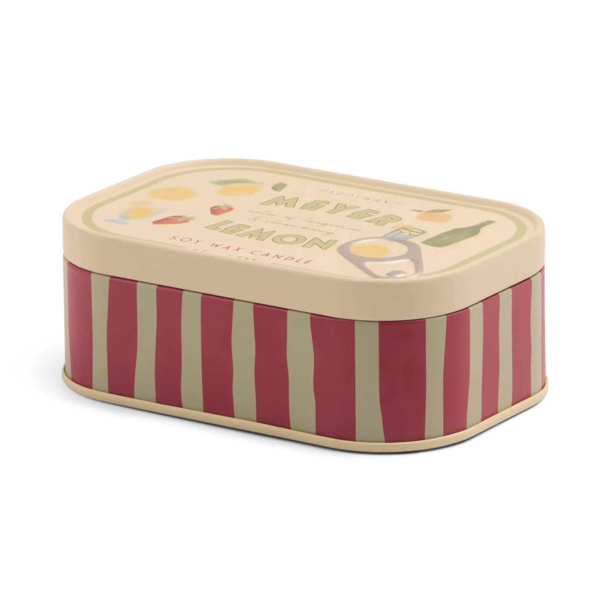 Paddywax Bistro 4.5 oz Tin Candle Meyer Lemon