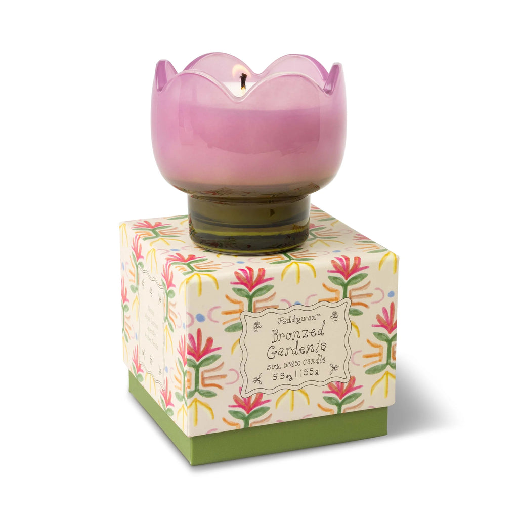 Paddywax Bronzed Gardenia Tulip Soy Candle