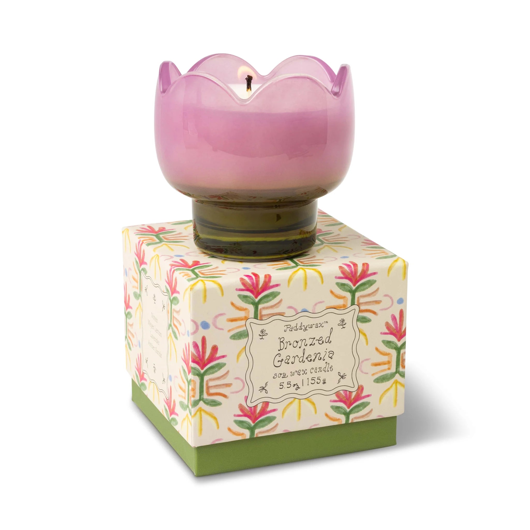 Paddywax Bronzed Gardenia Tulip Soy Candle